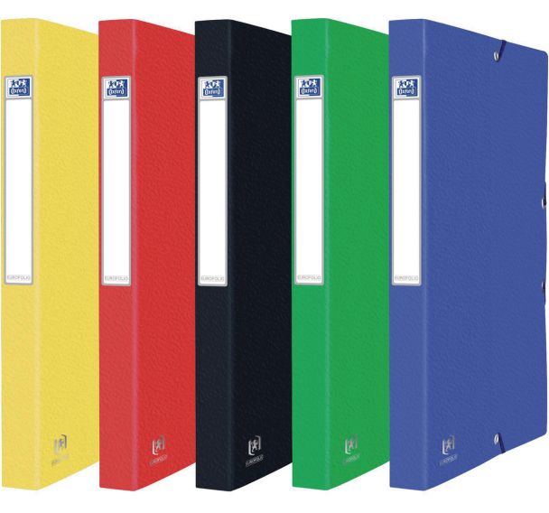 Boite Oxford Eurofolio+ 24x32 Dos 25mm - Assorti
