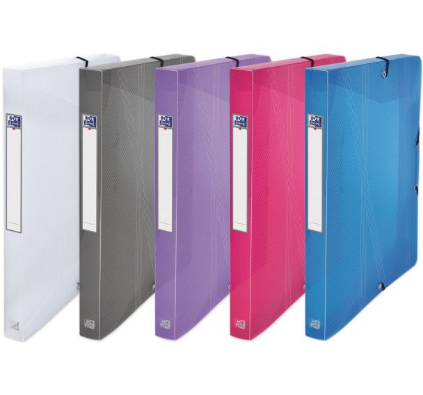 Boite Oxford Hawaï 24x32 Dos 25mm Polypro - Assorti