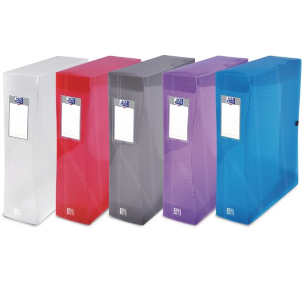 Boite Oxford Hawaï 24x32 Dos 80mm Ergo Polypro  - Assorti