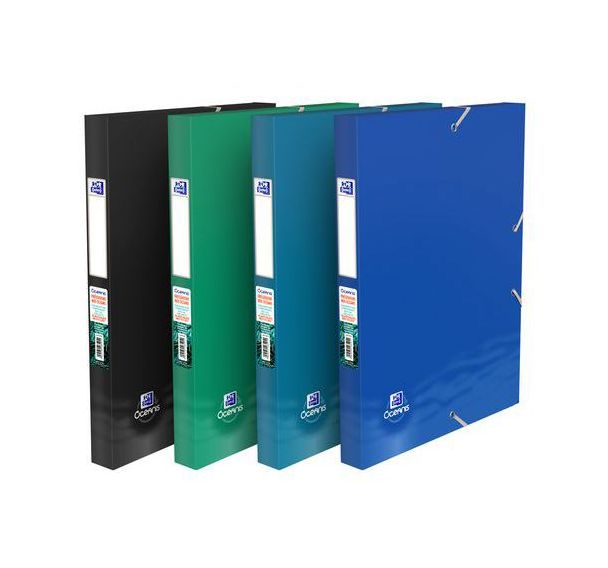 Boîte Oxford Oceanis 24x32 dos de 25 assorties - Oxford