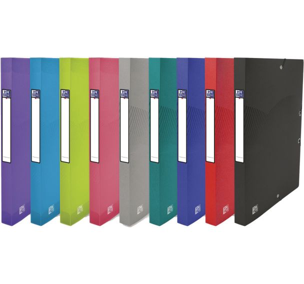 Boite Oxford Osmose 24x32 Dos 25mm Polypro - Assorti