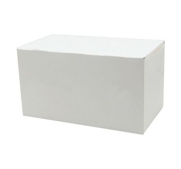 Boîte à bûches en carton blanc - Lot de 25 - Matfer Flo