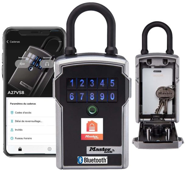 Boîte à clés Bluetooth à anse 5440EURD - Master Lock