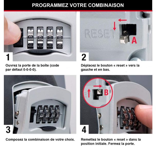 Boîte à clés à combinaison 5403EURD - Master Lock