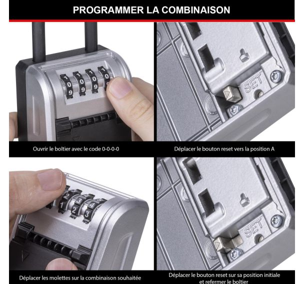 Boîte à clés à combinaison 5480EURD - Master Lock