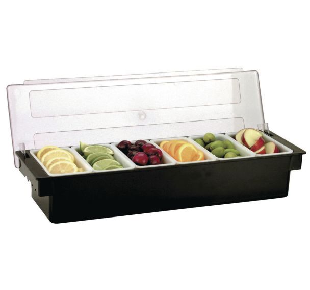 Boite à condiments noire