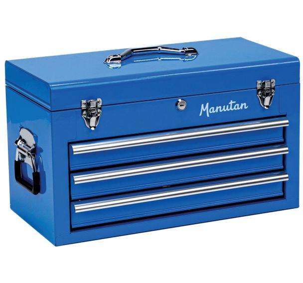 Boite à outils 3 tiroirs 510x256x301mm