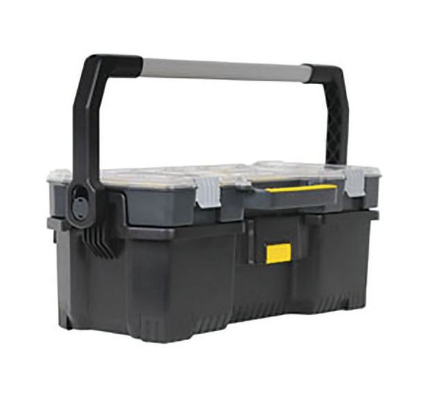 Boite à outils avec organiseur transparent 50 cm