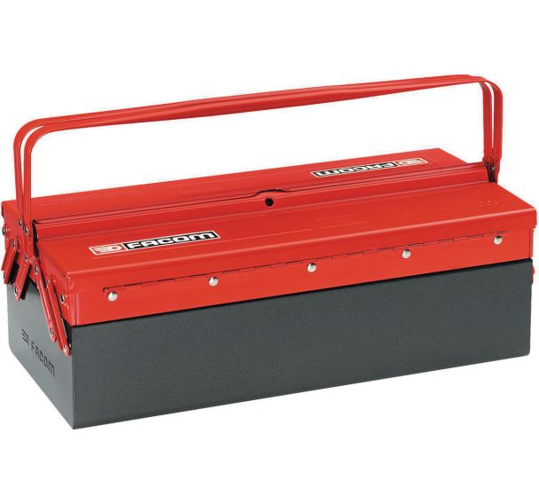 Boîte à outils dépliante Facom, Longueur hors tout : 475 mm, Poids : 3.4 kg