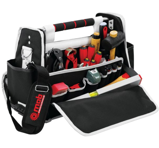 Boîte à outils textile Duobag agencement 91 pièces