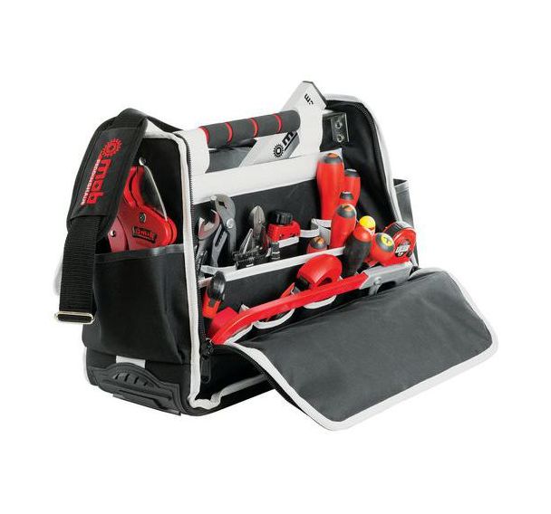 Boîte à outils textile Duobag plomberie 74 pièces