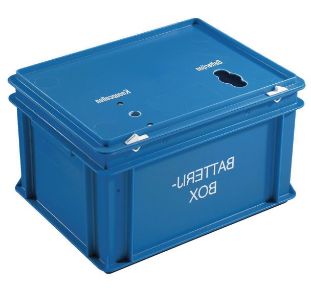 Boîte à piles - 20 L - Bleu