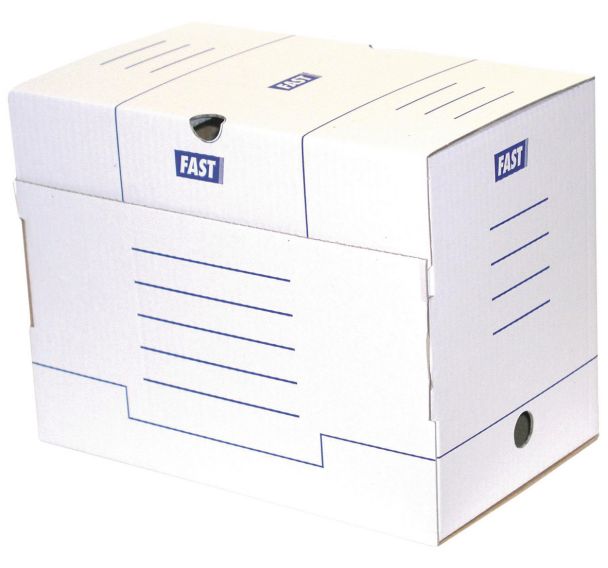 Boîte archives blanche - lot de 25 - Fast