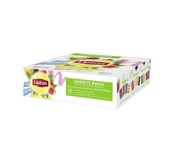 Boîte assortiment de thés - 180 sachets - Lipton