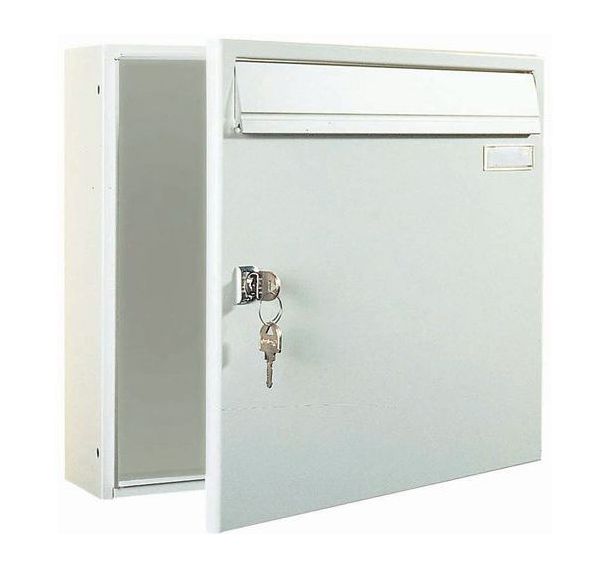 Boîte aux lettres Center - Modèle horizontal Blanc