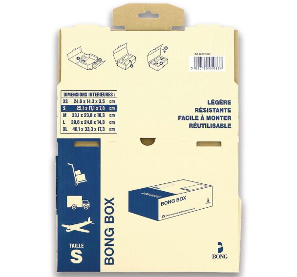 Boite colis postal bong