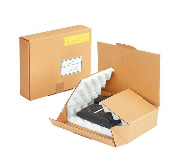 Boîte d'expédition carton - Intérieur mousse