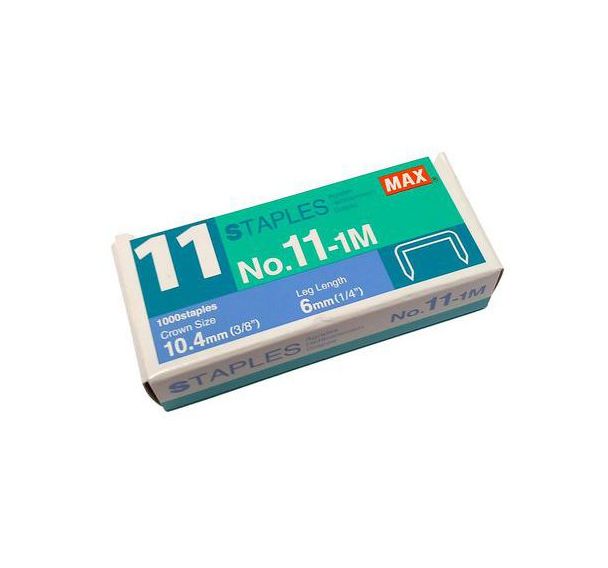 Boite de 1000 agrafes pour MAX BH11F