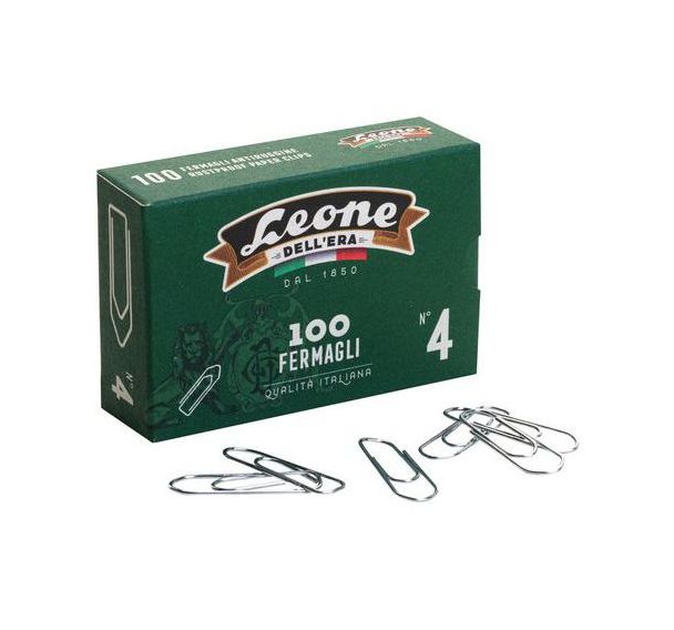 Boîte de 100 trombones galvanisés recyclés 32 mm