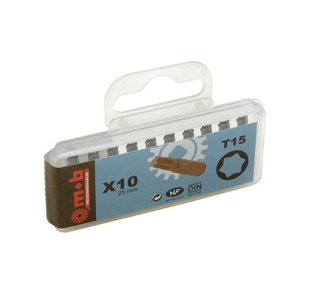 Boîte de 10 embouts - torx