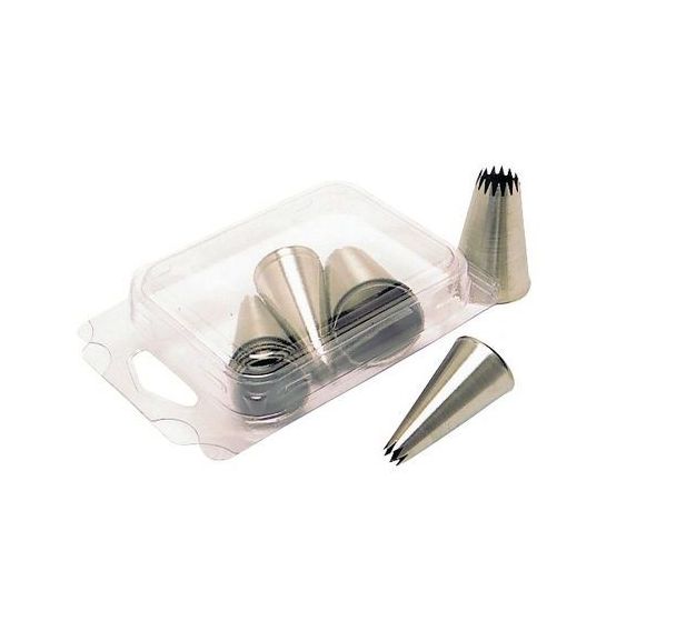 Boîte de 12 douilles unies inox Ø 4 à 15mm