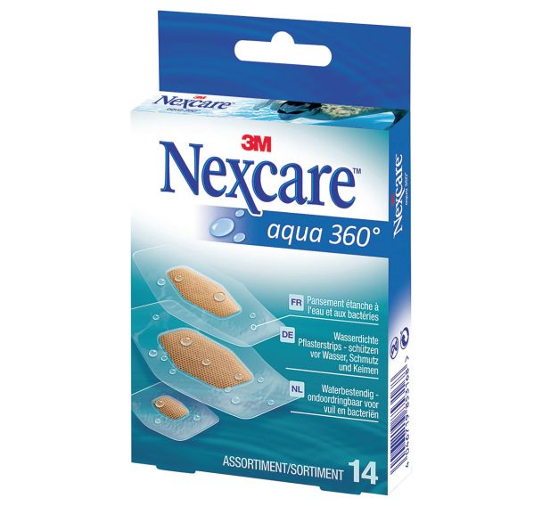 Lot de 14 pansements résistants à l'eau-Nexcare