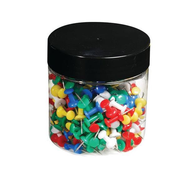 Boîte de 200 épingles push pins hauteur de pointe 7mm
