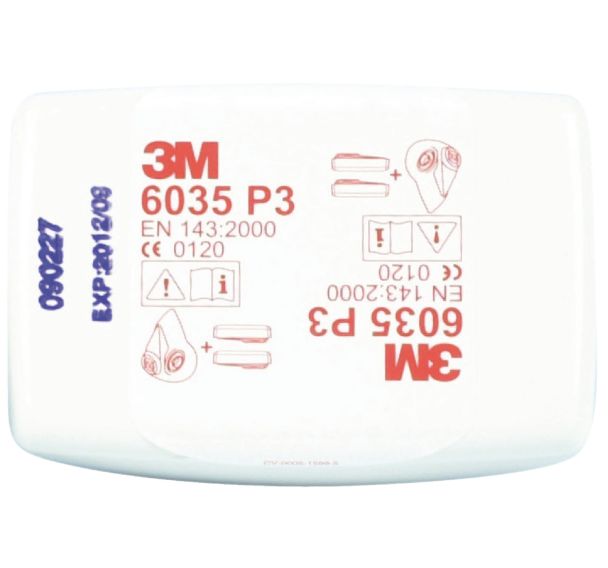 Boîte de 20 Filtres A Particules P3 6035