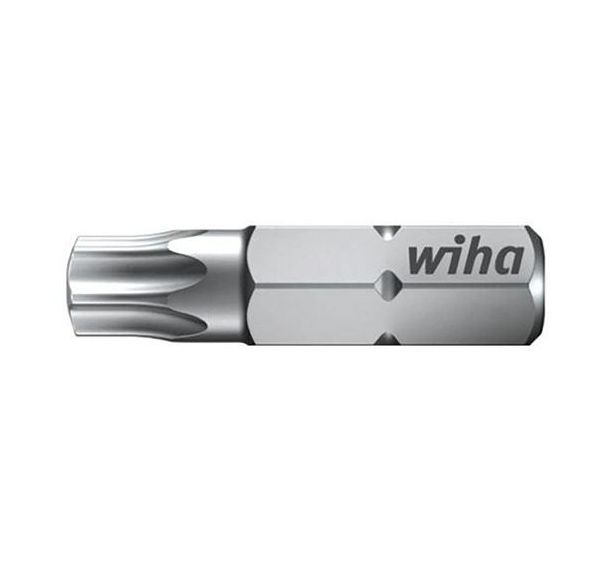 Boite de 2 embouts Standard Torx percé 25mm - WIHA