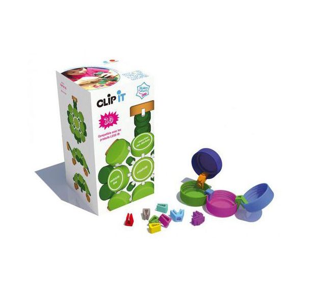 Boite de 400 3D clips compatible avec Lego