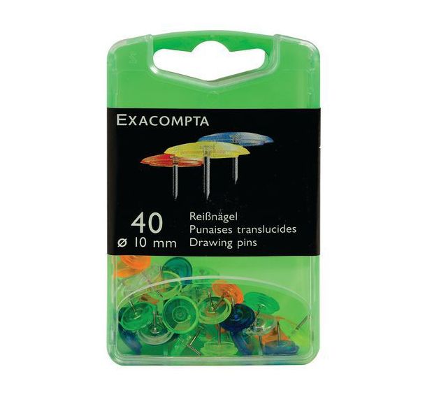 Boîte de 40 punaises hauteur de pointe 7mm 10mm de diamètre