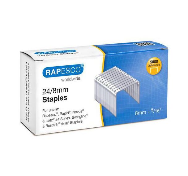 Boite de 5000 agrafes 24/8 galvanisé pour PORPOISE ONE