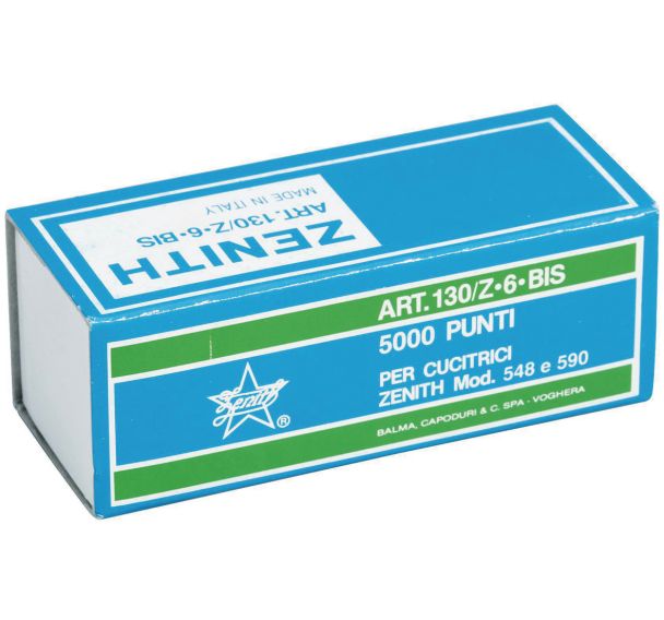 Boîte de 5000 agrafes 6/6 Zenith