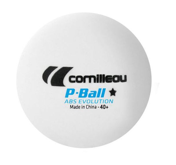 Boite de 72 balles Cornilleau P-Ball Evolution * blanches