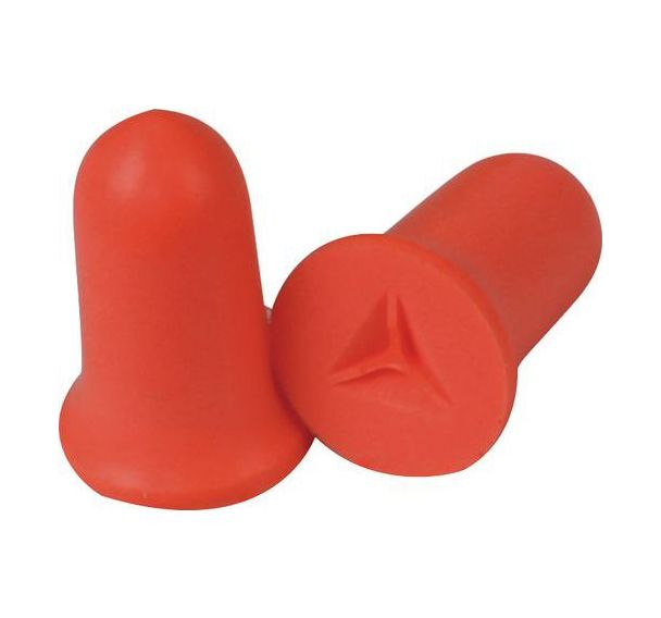 Boite de bouchons d'oreilles haute visibilité - Orange fluo