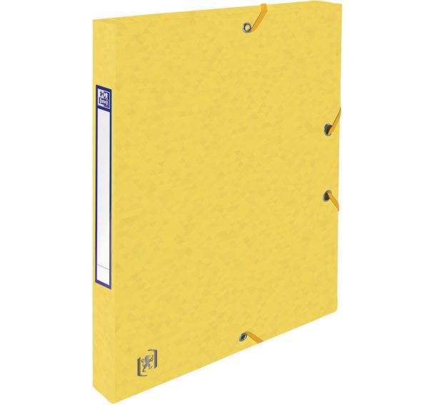 Boite de classement TopFile 24x32 4/10e Dos de 25mm Jaune