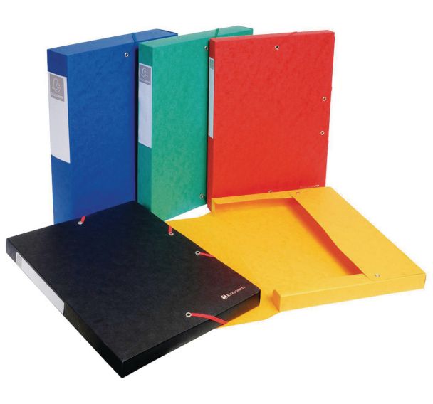 Boite de classement exabox dos 25mm carte lustrée scotten A4