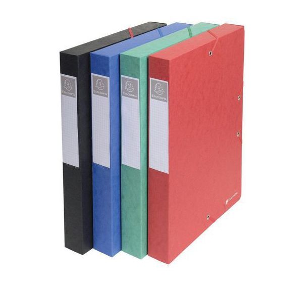 Boite de classement exabox dos 40mm carte lustrée scotten A4