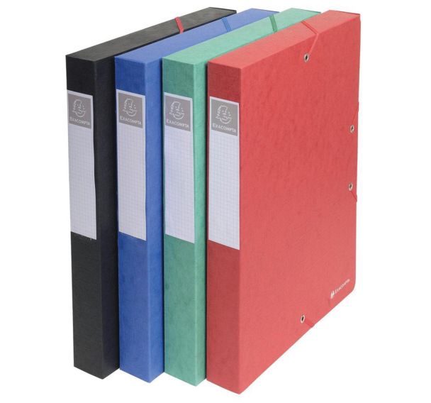 Boite de classement exabox dos 40mm carte lustrée scotten A4