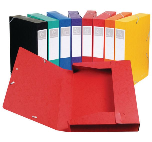 Boite de classement livrée à plat cartobox dos 50mm A4