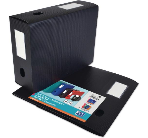 Boite de classement memphis 750 feuilles polypro à plat - Oxford