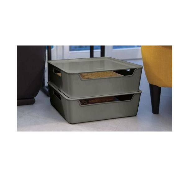 Boîte de rangement avec couvercle - Bella - 1,18L à 9,15 L