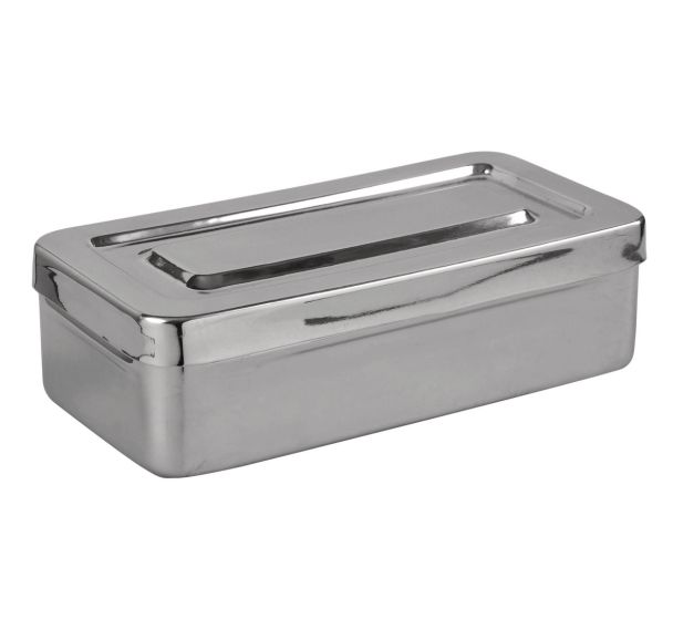 Boite en Inox rectangulaire avec couvercle Holtex