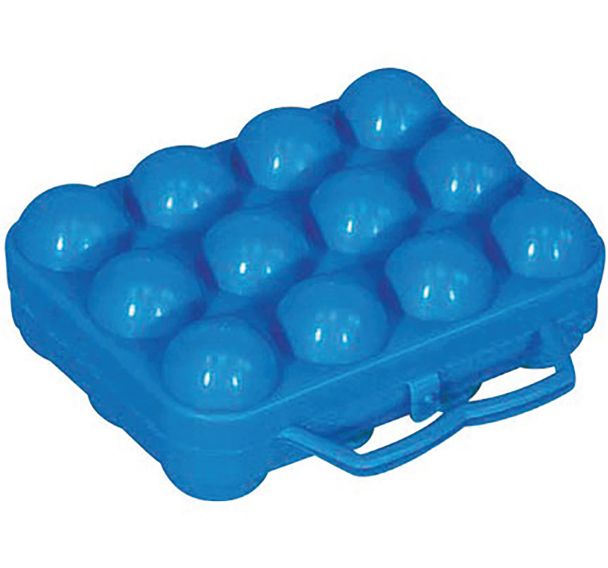 Boîte oeufs 12 cases bleu