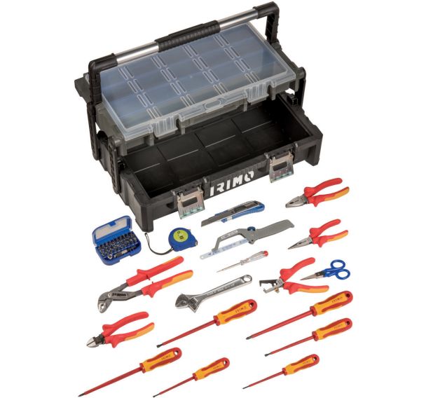 Boîte plastique 2 niveaux 48 outils
