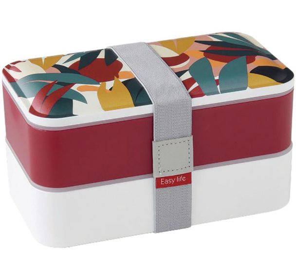 Boîte repas 2 compartiments Lunch Box Easylife