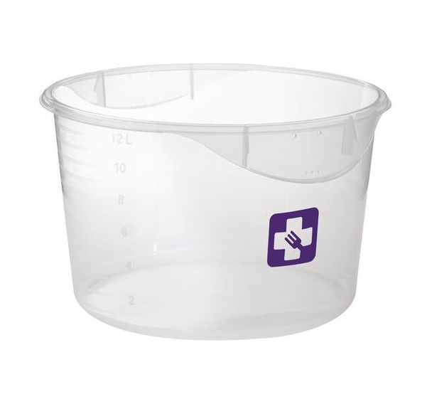 Boîte ronde 11,4 L Allergènes Rubbermaid