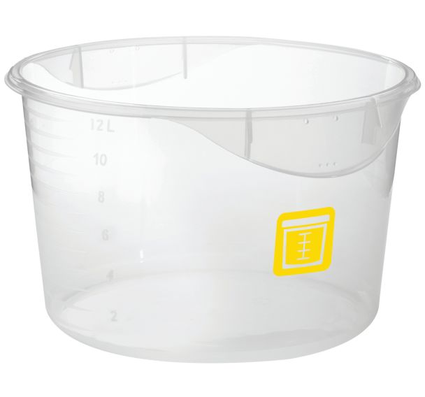 Boîte ronde 11,4 L Viande Cuite Rubbermaid