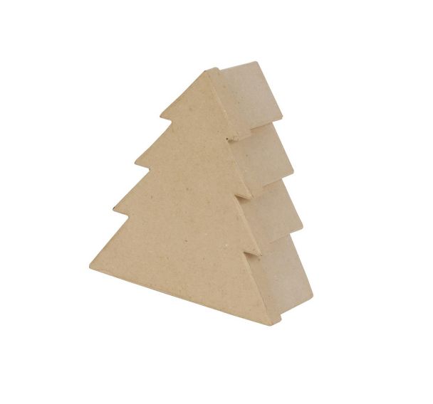Boîte sapin S 8x18,5x20cm (Lot de 4)