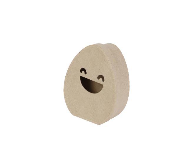 Boîte œuf sourire S 4x10x12cm (Lot de 10)